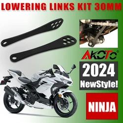 Motorcycle Lowering Link Kit For KAWASAKI Ninja 250 300 400 ZX-6R Z250 Z300 Z400 Z750 Z800 ZH2 VERSYS X300 Ninja400 Z250SL