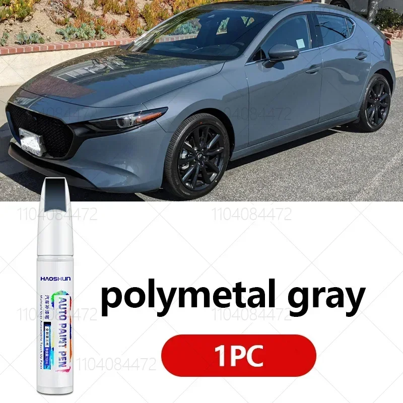 Voor Mazda 3 2003-2025 BK BL BM BP Verf Reparatie Pen Touch Up Scratch Remover DIY Auto accessoires Zwart Wit Blauw Grijs Bruin Rood