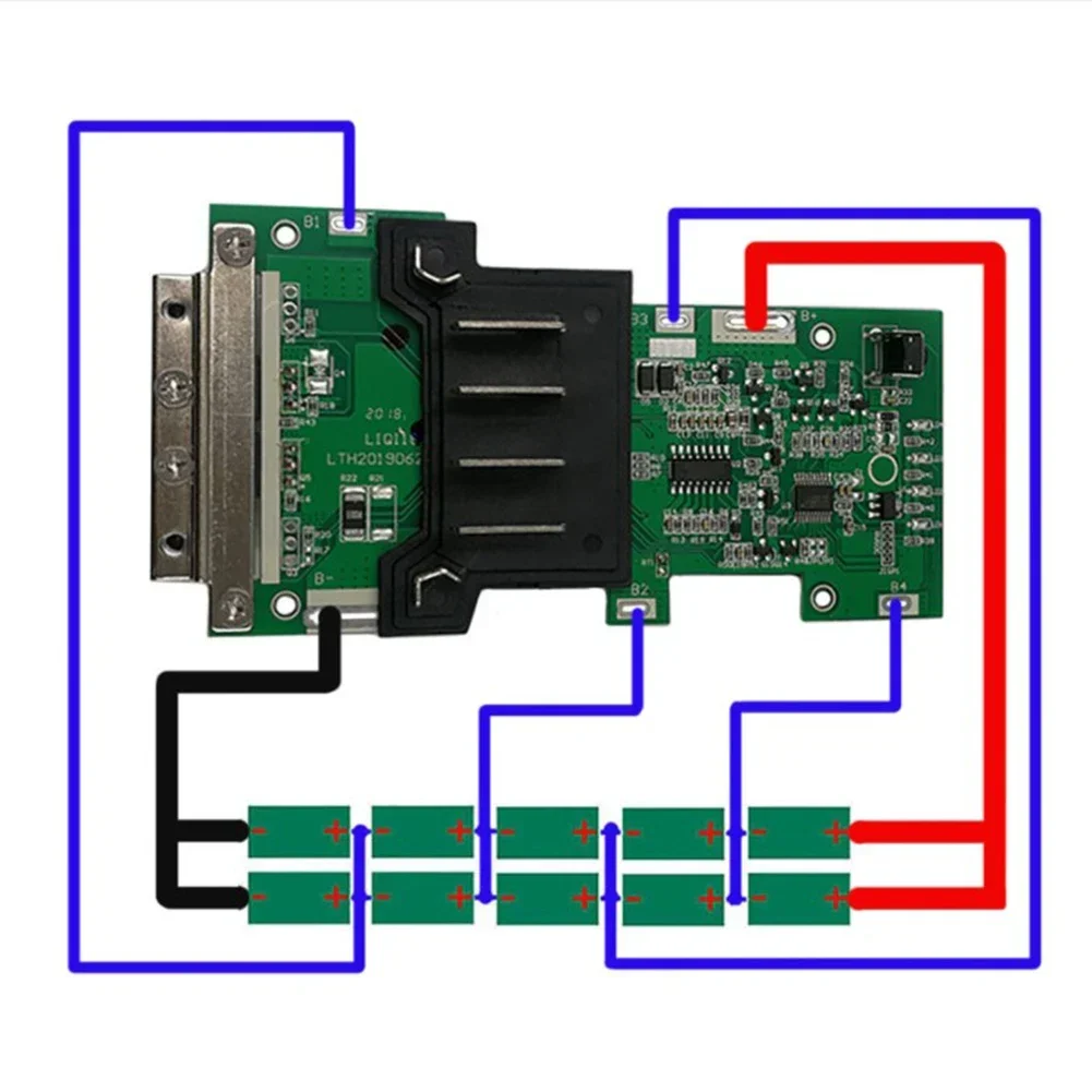 Boîtier de batterie au lithium pour RIDGID AEG, protection de charge, carte de circuit imprimé, 18V, 20V