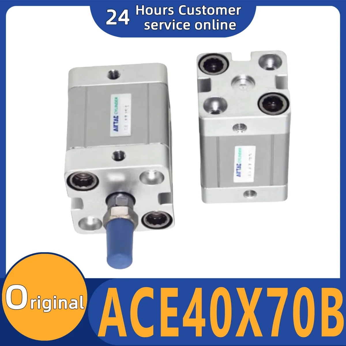 

Brand new original compact cylinder ACE40X70B ACE40X75B ACE40X5 ACE40X10