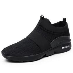 Fashion Lightweight Men Sneakers Mens Casual Shoes Running Shoes Breathable Slip on Wear-resistant Men Loafers Zapatillas Hombre