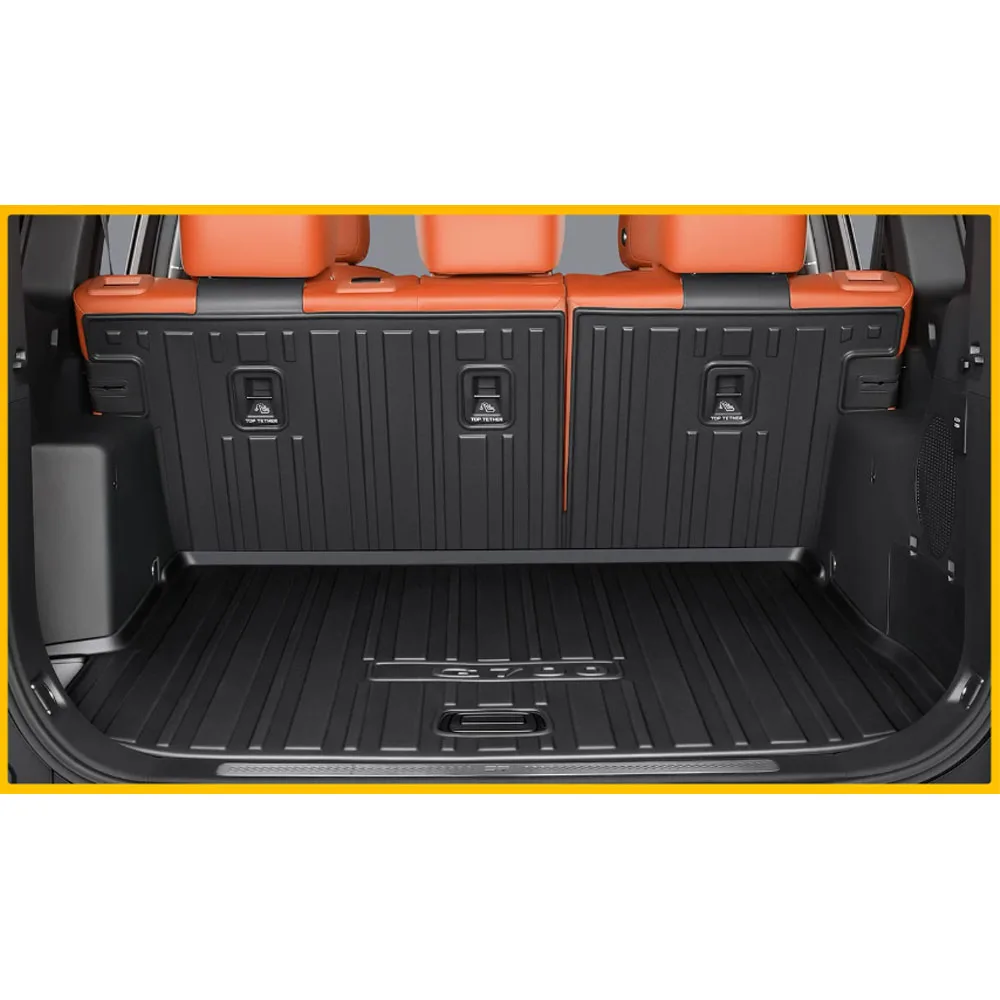 For Jetour G700 2025 2026 Professional TPE Trunk Floor Mat Full Enclosure Tailgate Backrest Interior Modification Accessories 2