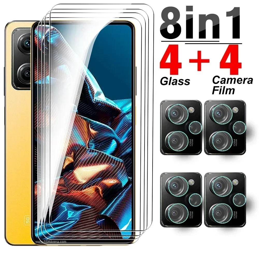 For Xiaomi Poco X5 X6 Pro Glass 8To1 Tempered Glass Pocco Poko Little X5Pro X6Pro X 5 6 PocoX6 PocoX5 5G Camera Screen Protector