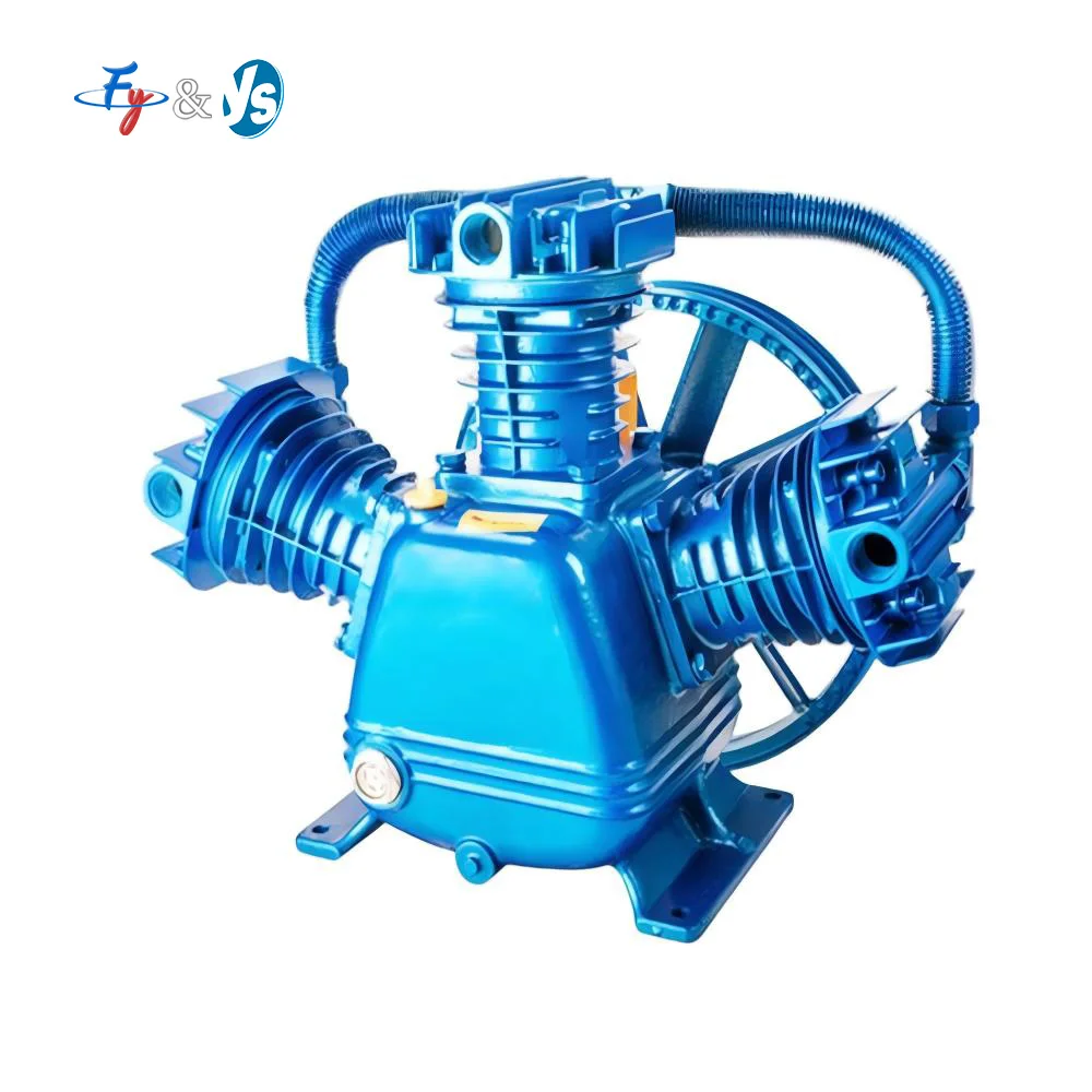Piston Air Compressor Head Accessories 0.9 Dual Cylinder Air Pump Air Compressor Pump Head 7.5W Three Cylinder