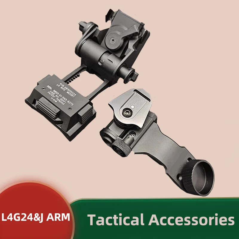 

Тактическое металлическое Крепление для шлема L4G24 и J Arm NVG комбинированный кронштейн адаптер стандартные очки ночного видения подходят для L4G24