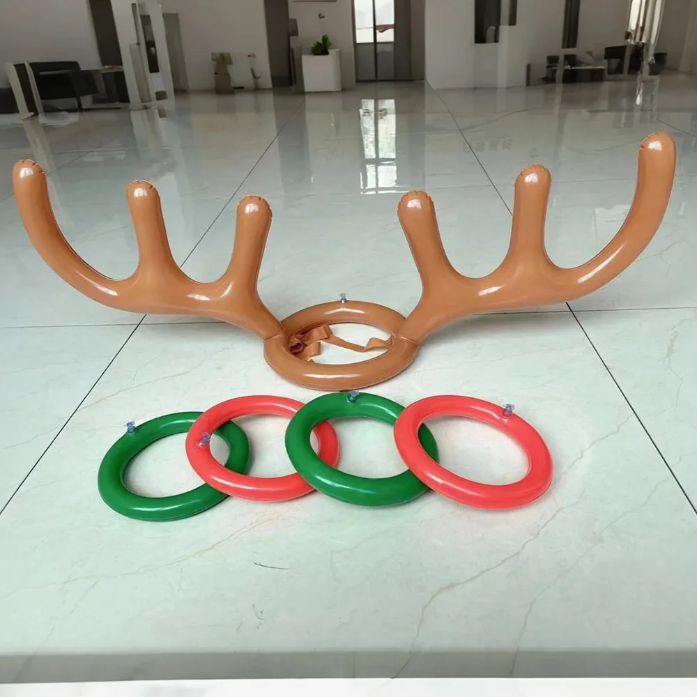 1/2 قطعة نفخ الرنة قرن الوعل الدائري إرم لعبة حفلة مجموعة ألعاب حفلات عيد الميلاد ليلة رأس السنة زينة حفلة عيد ميلاد #3