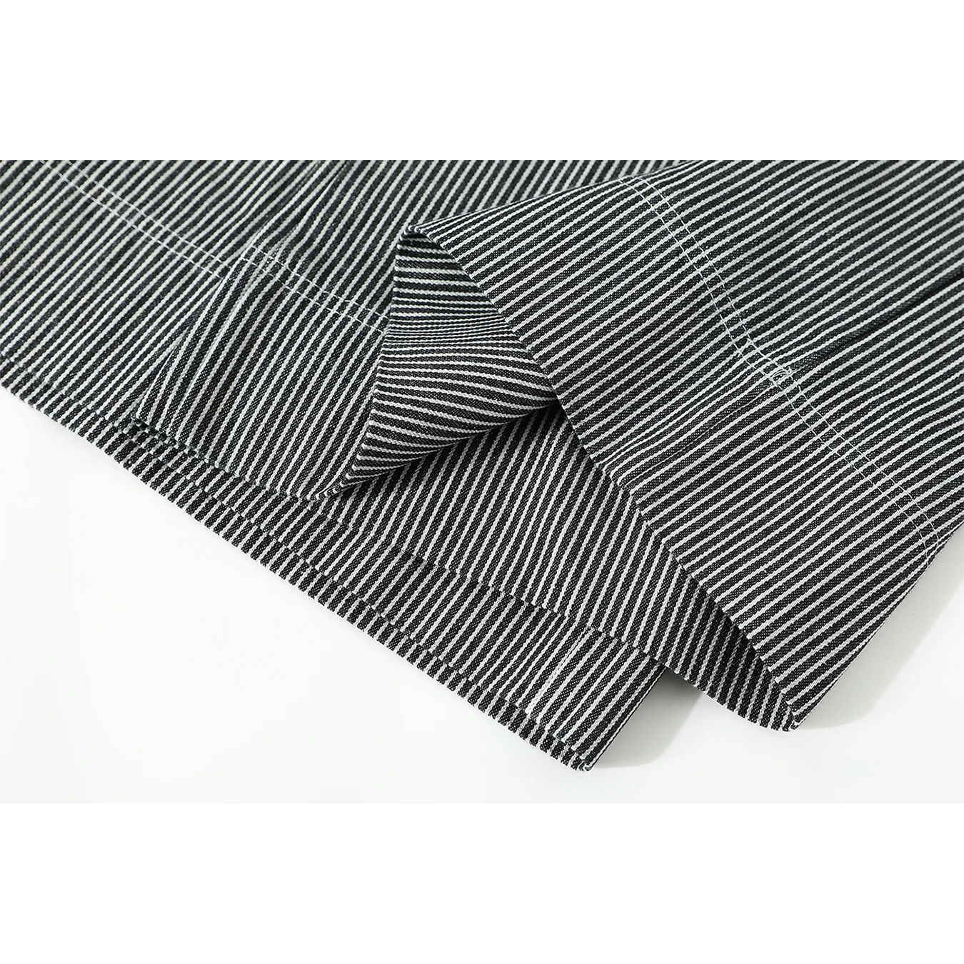 

Korean Sle Casual Slimming Vintage Vertical Striped Jeans Women's Early Autumn New Lazy Wide Leg Pants Long Trousers