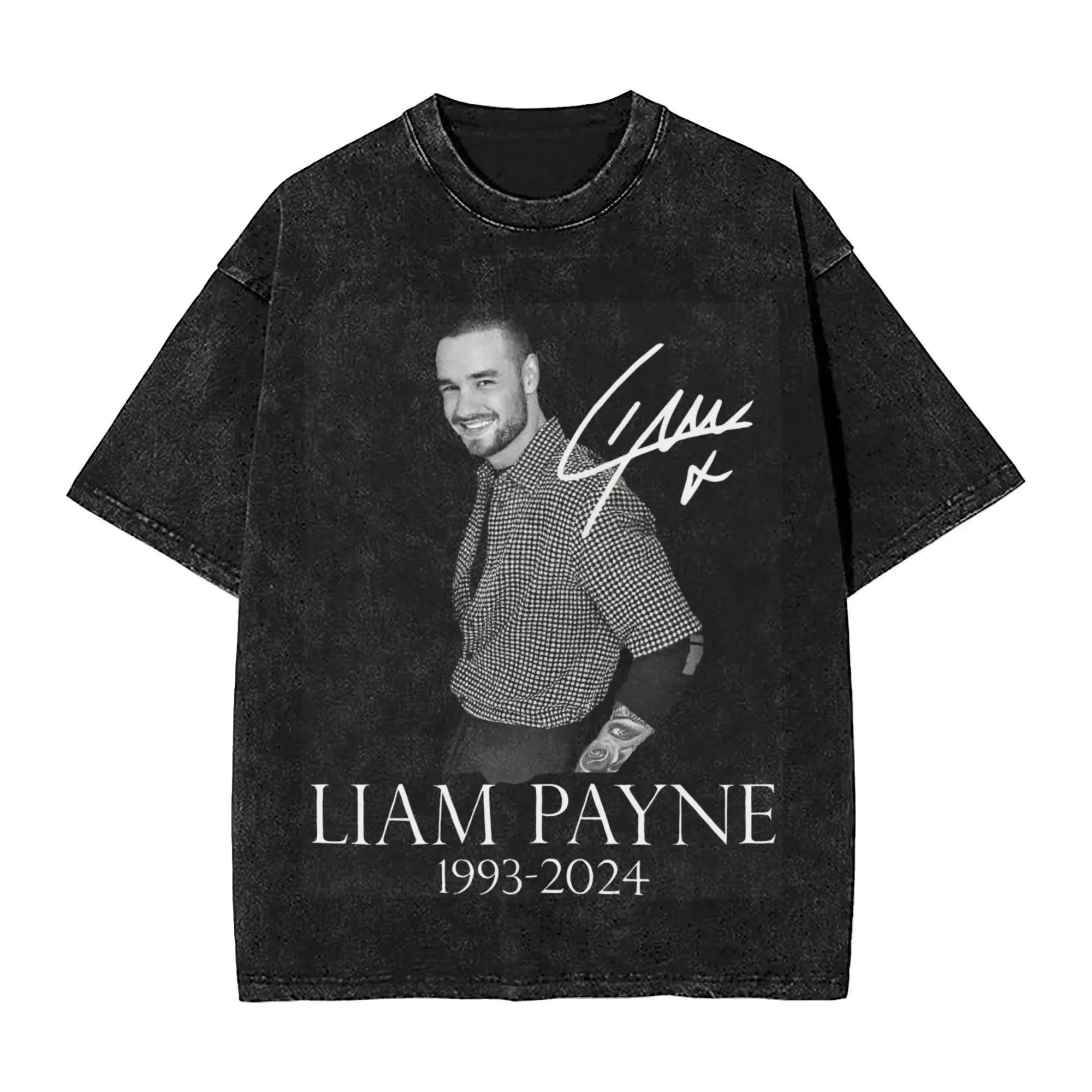 Men Women Wased T-shirts Liam Payne 1993-2024 rest in peace RIP memory Printed Shirt Apparel Street  Tee Shirts