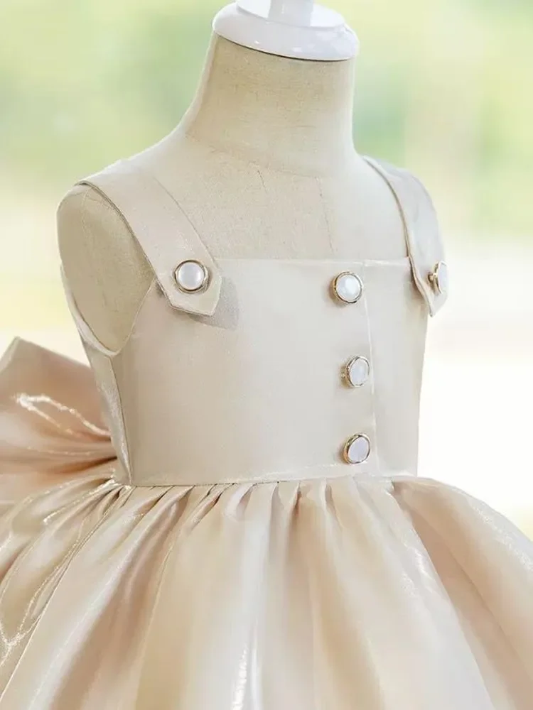 Girls' Party Dress With Sleeveless Design Perfect For Piano Performances And Birthdays A3981 Vestidos image 5