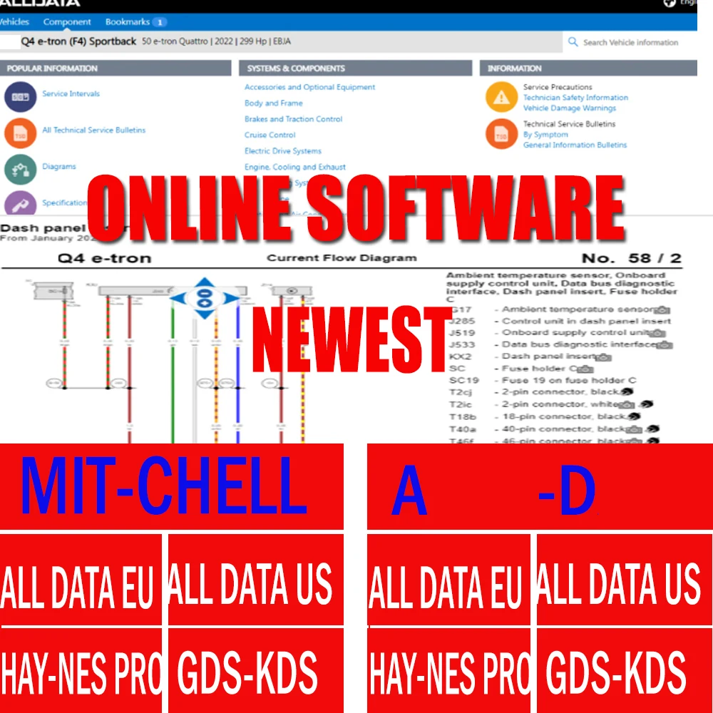 

2025 Full Version Ofline Software Alldata All Data for Online Account Working Log in And Use Online