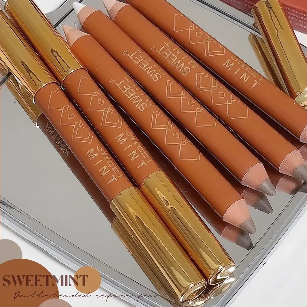 더블 헤드 컨투어링 쉐이딩 펜 얼굴 밝게 하는 섀도우 하이라이트 스틱 삼차원 밝게 하는 피부 컨실러 펜슬