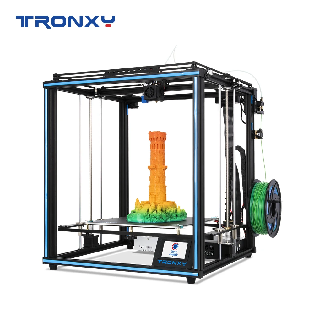 Imagem -02 - Printer X5sa Pro com Kit de Impressão Metálica Mesa Térmica Sensor de Filamentos Nivelamento Automático com 330x330x400 mm Corexy Diy Tronxy3d