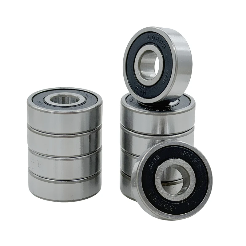10Pcs 608 ZZ 608RS Ball Bearings 608ZZ Metal Double Shielded