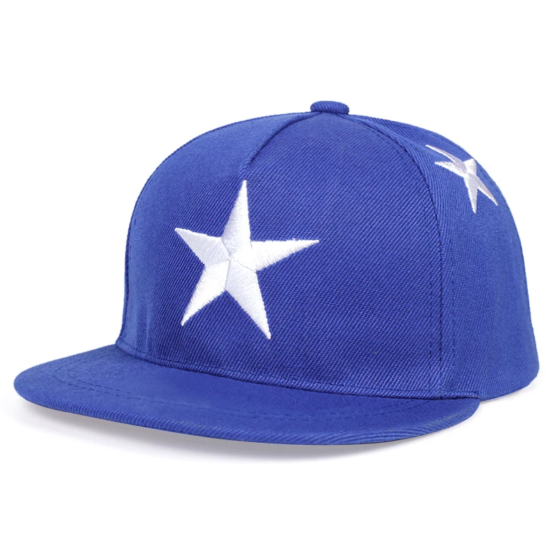 Children Five-pointed Star Embroidery Baseball Caps Hip-hop Hats Spring and Summer Outdoor Adjustable Casual Hats Boy Girl Trave