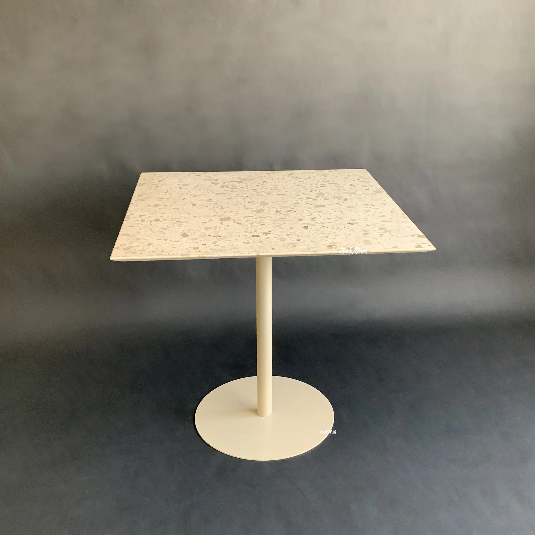 Nordic, Cream Wind, Outdoor, Milk Tea Shop, Terrazzo Table, Reception, Table Coffee