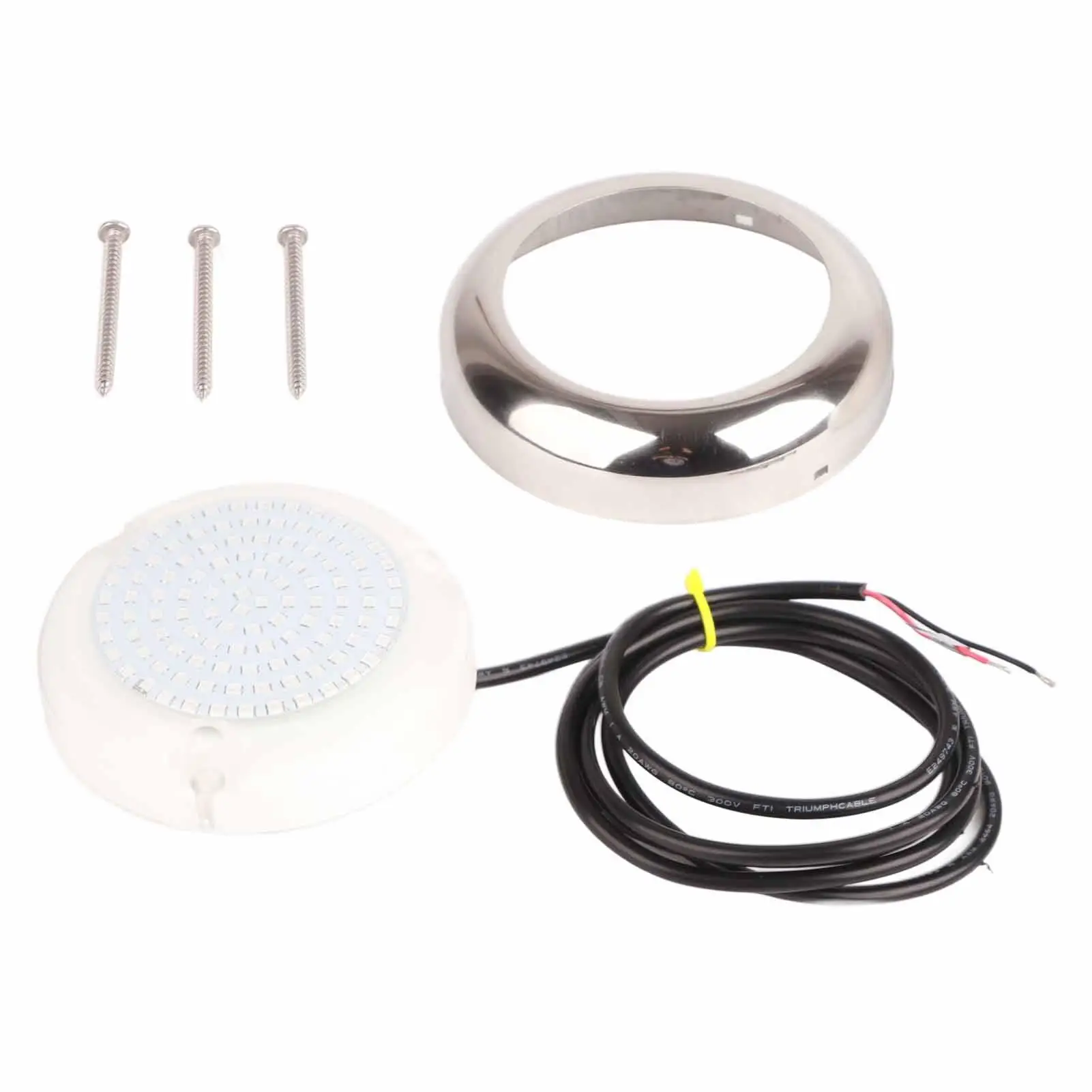 

LED Underwater Light Resistance IP68 Waterproof Underwater Boat Lamp 135° Luminous Angle for yacht
