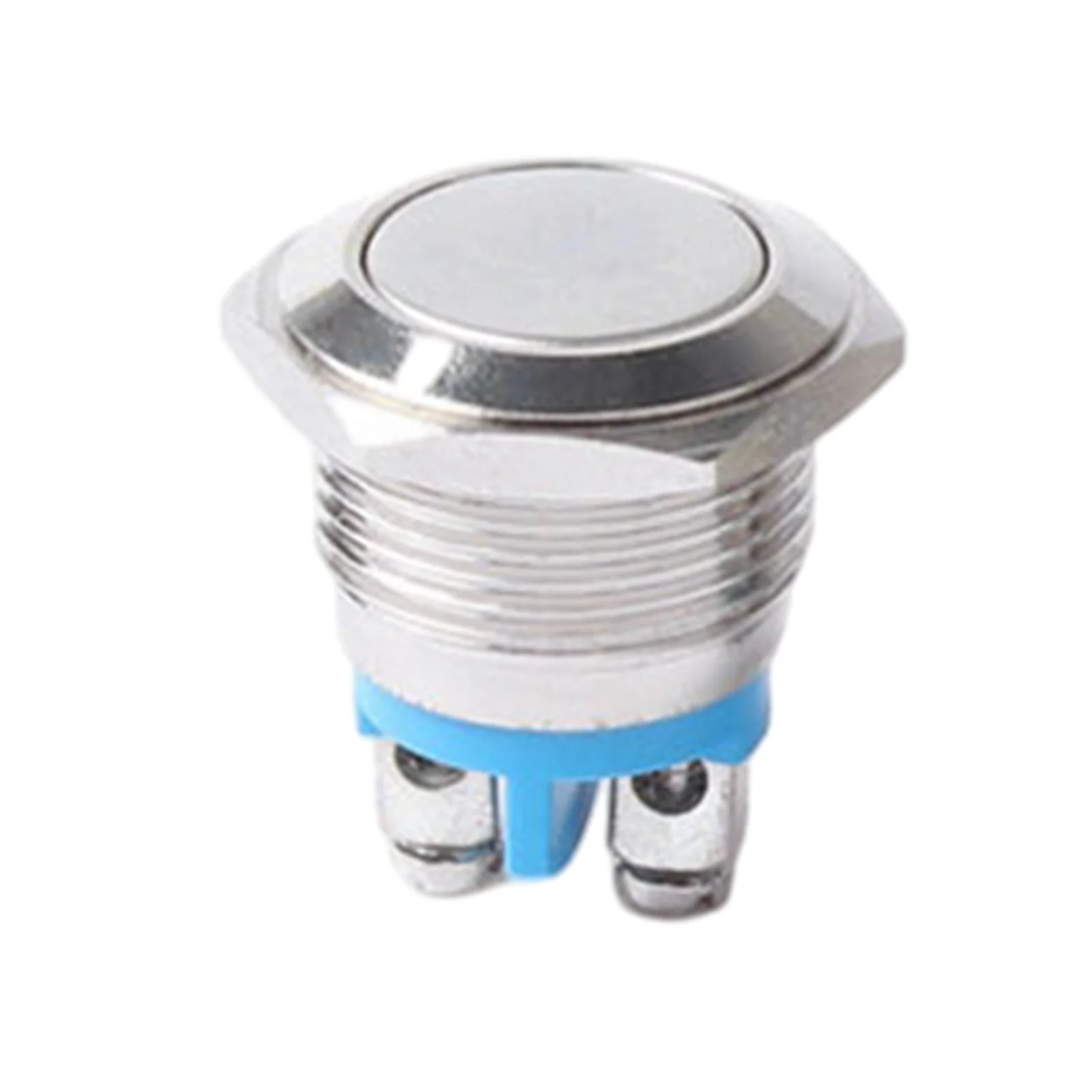 

Push Button Button Switch Screw Terminal Self Return Waterproof 1NO Switch Metal Momentary Nickel-Plated Brass Push Button