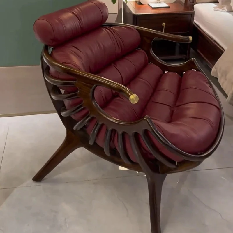 Z20-new chinoiserie ebony wood casual chair casual sofa chair three-piece set combination balcony living room negotiation chair