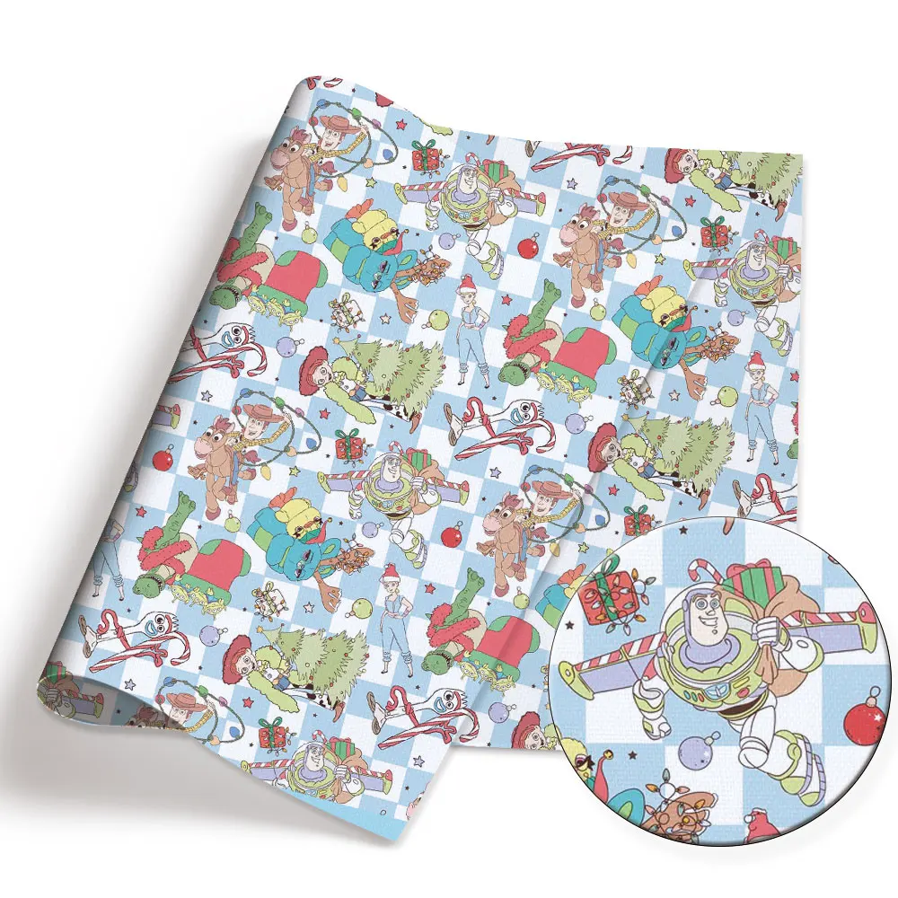 نسيج قطني كرتوني ديزني ، نسيج مرقع ، نسيج منزلي ، خياطة فستان دمية ، ستارة ، بوليستر ، 140 × 50 سم #4