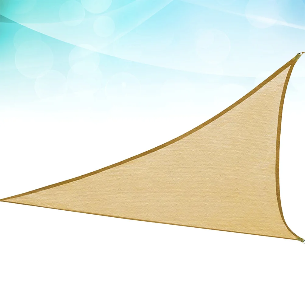 

3.6 Meter Triangle Sun Shade Sail Outdoor Waterproof Hanging Canopy For Garden Pool Patio Lawn Deck With Stainless