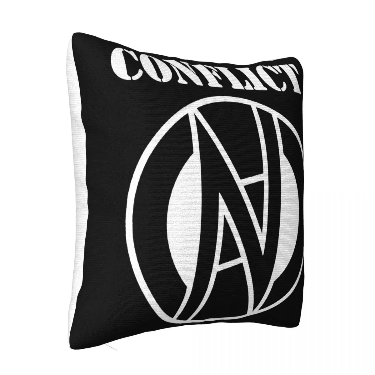 Conflict The Ungovernable Force Logo S Xxl Hardcore Punk Cartoon Vacation Graphic Letter Pillow Case