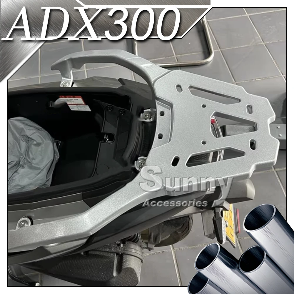 

For SYM ADX300 Husky 300ADX Motorcycle Rear Shelf Tail Frame Aluminum Thickened Rear Rack Tail Box Rack