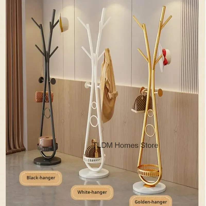 entrance hall Floor coat rack INS Dressing room hanger living room bag hanger stand Corner shelf bedroom Organizer storage rack