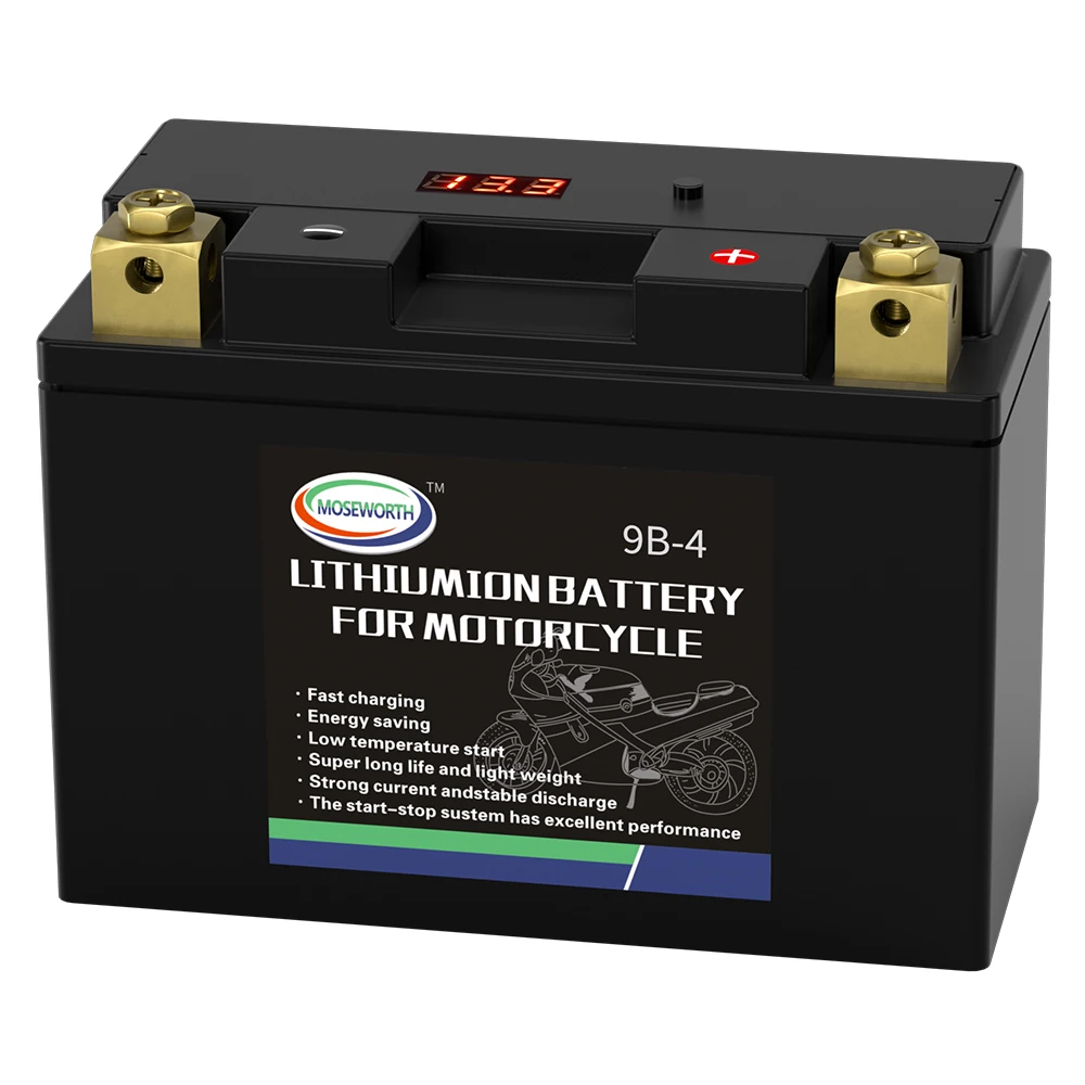 

9B-4 Lifepo4 Motorcyle Battery 12V 6Ah 350CCA Lithium Iron Phosphate Starter Battery Bateria Moto for Scooter ATV UTV Snowmobile