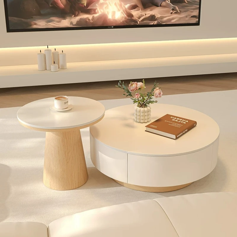Seating Room Vintage Minimalist Coffee Table Commercial With Storage Coffee Table Center Rustic Mesa Redonda Nordic Furniture