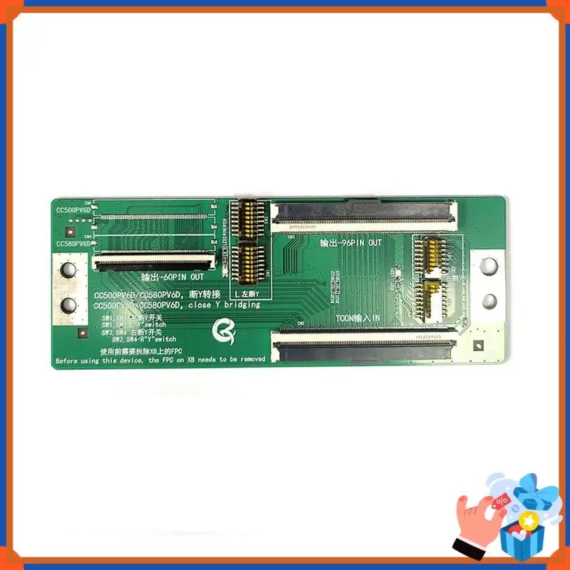 Compact CC580PV6D  Close Y Bridging Adapter Plate TCON In 60P 96P OUT Y Bridging Adapter Board