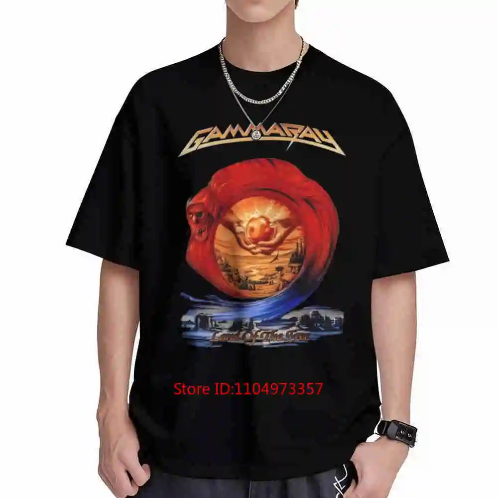 Gamma Ray Land Of The Free Short Sleeve Tee 100% Cotton T-Shirt