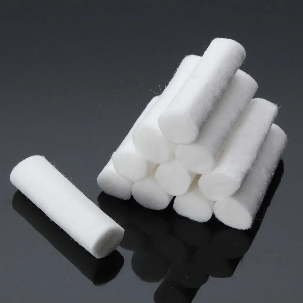 200pcs/4rolls Dental Cotton Roll Dentist Material Teeth Whitening Product Surgical Cotton Rolls High Absorbent 10*38mm
