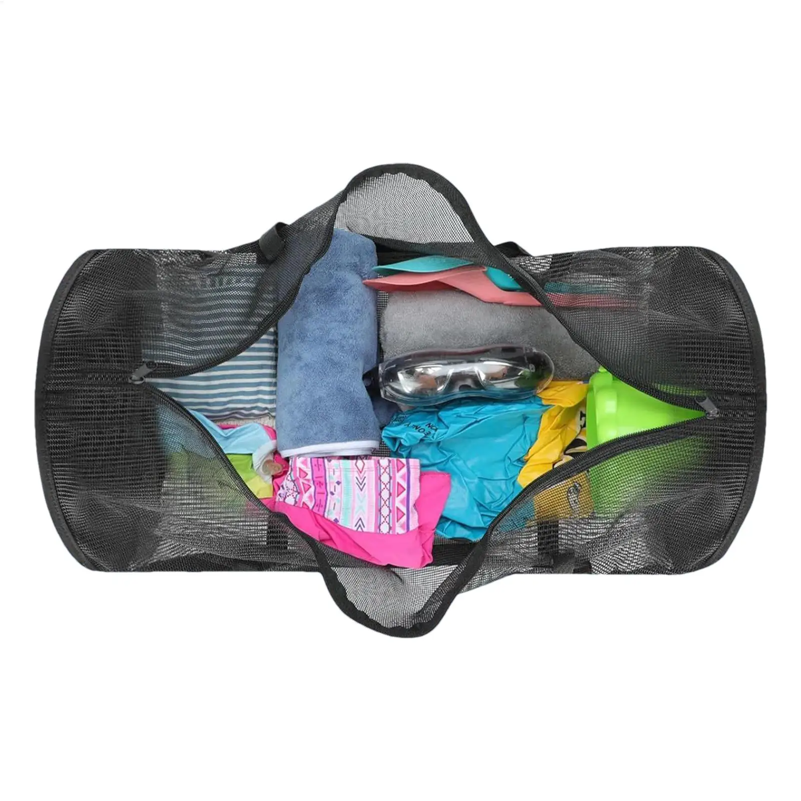 

Сетчатая сумка для дайвинга Сетчатая сумка для снаряжения для трубки Складная большая дорожная сумка для хранения баскетбола, волейбола, футбола, стирки, тренажерного зала, дайвинга, подводного плавания