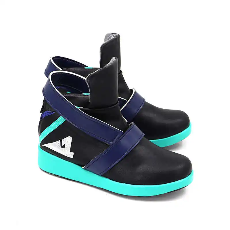 Spiel VALORANT Joon-Hee Cosplay Schuhe Frauen Männer PU Leder Stiefel Halloween Party Kostüm Prop