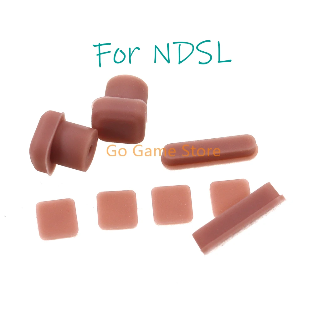 1set Replacement High Quality For DS Lite Console Screw Rubber Feet Cover for NDSL Upper LCD Screen Screws Cover Rubber