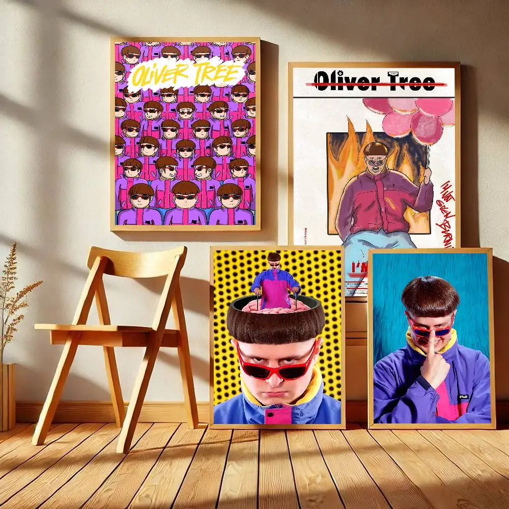 Singer Oliver Tree Nickell Good Quality Prints and Posters Vintage Room Home Bar Cafe Decor Aesthetic Art Wall Painting