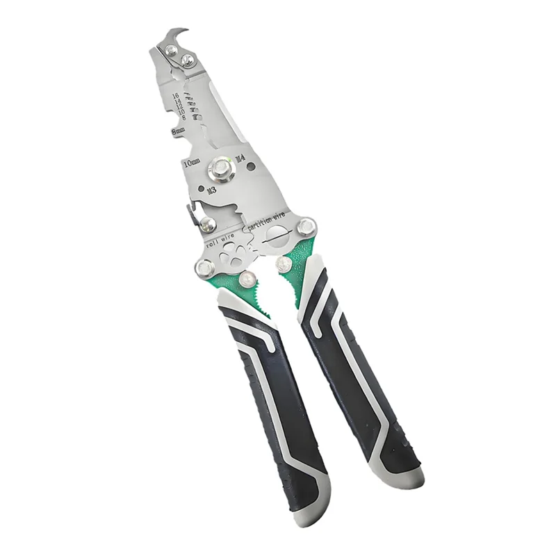 ABXF-18 In 1 Foldable Wire Stripper,Multifunctional Wire Stripper,Multifunction Wire Stripper,Electrical Pliers
