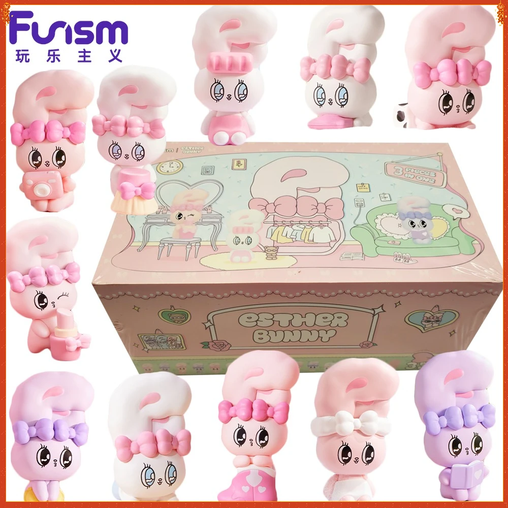 

New Original Funism Esther Bunny Little Thoughts Series Mini Blind Box Creative Practical Cute Dolls Rarity Model Toys Fun Gifts