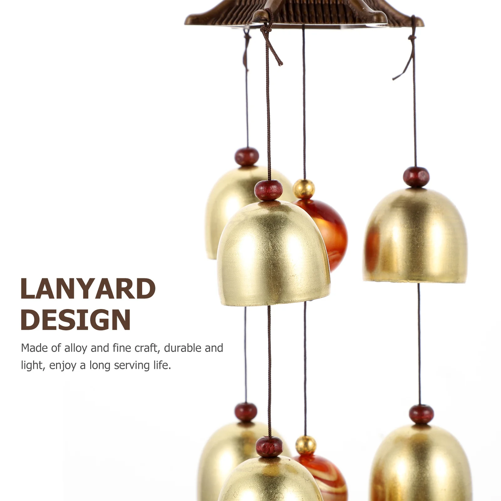 

Copper Wind Chime Hanging for Door Window Garden Vintage Bell Outdoor Decor Home Patio Charm Wind Chime