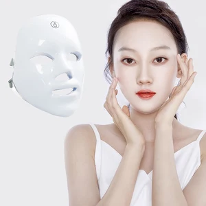 LED Photon Máscara Facial para Cuidados com a Pele, Anti Acne Therapy, Rejuvenescimento da Pele, Remoção de Rugas, Beleza Facial, 7 Cores 8 principais vendas maquina face - №6