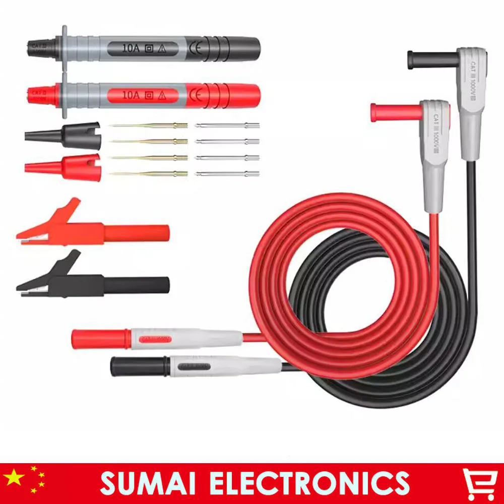 DIY Teat Cable Clip And Probe Sets For Circuit Board Test ,Multimeter, Automotive Diagnosis