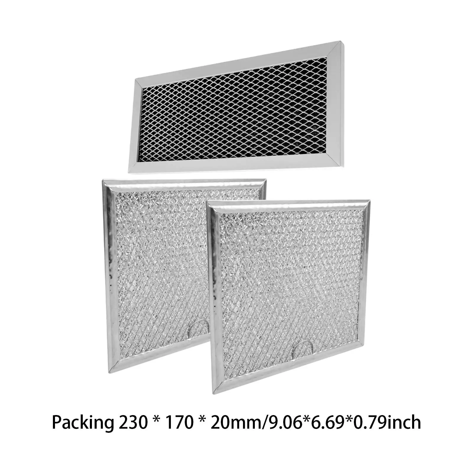 Microwave Filter for ME19R7041FS Oven Replacement Aluminum Frame Kitchen Small Appliance Purify Air Silver