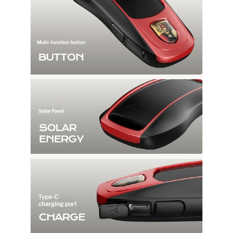 M1 Smart LCD Digital Car Key Solar For Porsche Benz BMW Audi Land Rover Lamborghini Toyota Honda BYD Ford GAC Tesla