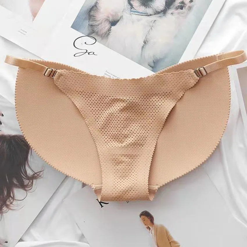 The latest style sexy panties Adjustable butt lift sponge padded briefs for women underwear women panties