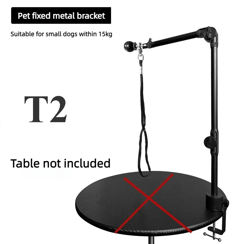 Pet Grooming Stand Metal Bracket Adjustable Pet Hair Dryer Bracket Tray Cat and Dog Grooming Phone Holder Pets Products view 3