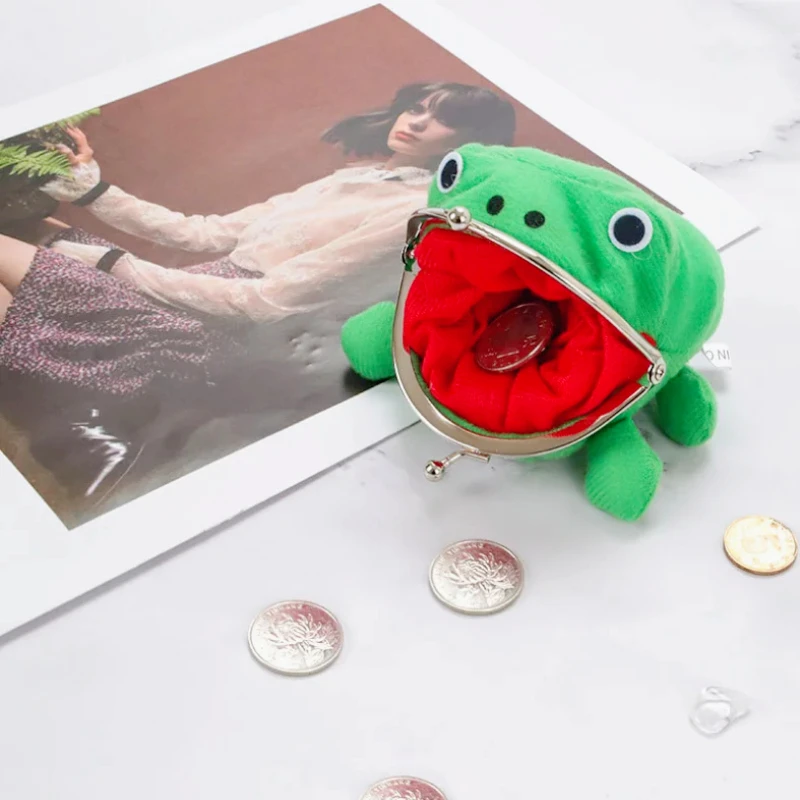 Plush Frog Coin Wallet Anime Ninja Wallet Halloween Role Playing Ninja Theme Party Gift gallery 5
