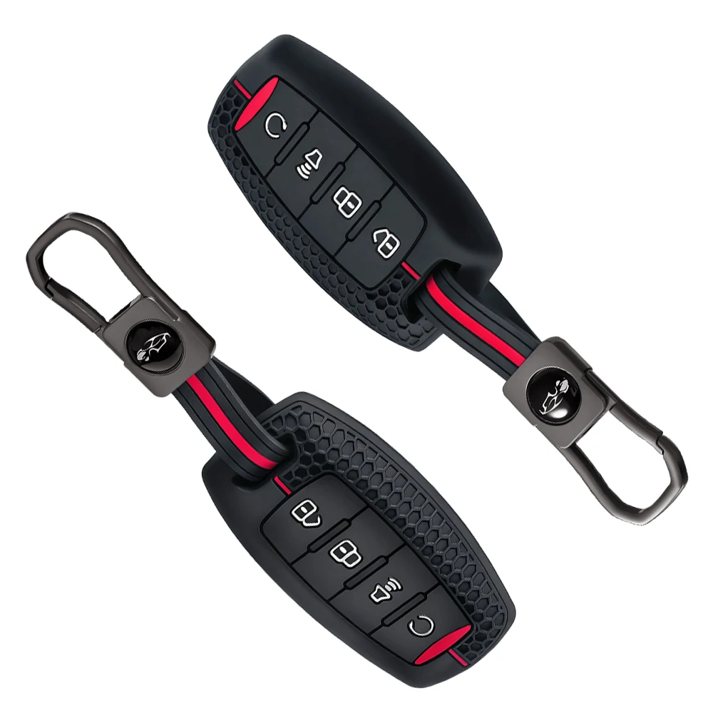 Silicone Remote Car Key Case Cover For Haval H6 2022 Poer H9 H1 H4 H7 H9 F5 F7 H2S Great Wall Poer Poer GWM Accessories Keychain