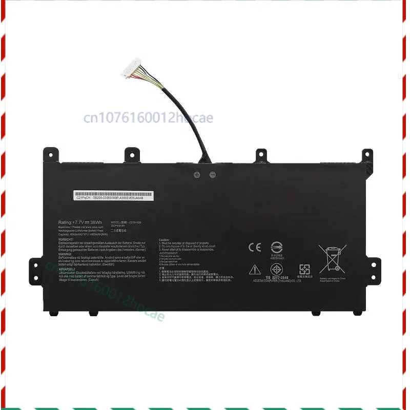 

Аккумулятор для ноутбука ASUS C21N1808 Chromebook C423NA C523NA C423 C523 7,7 В 39 Вт