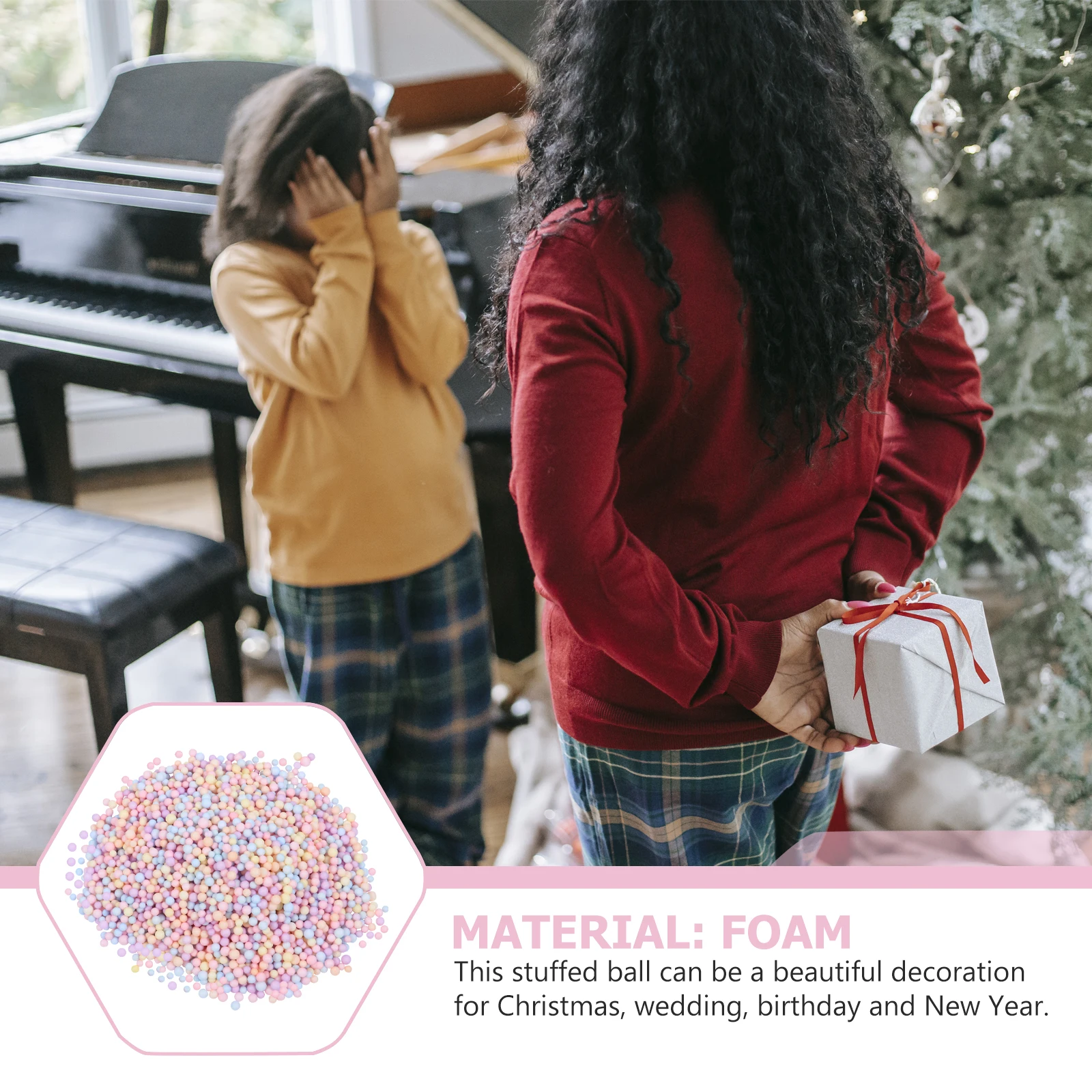 Foam Ball Making DIY Balls Colorful Filling Beads Small Decoration ing Fruit