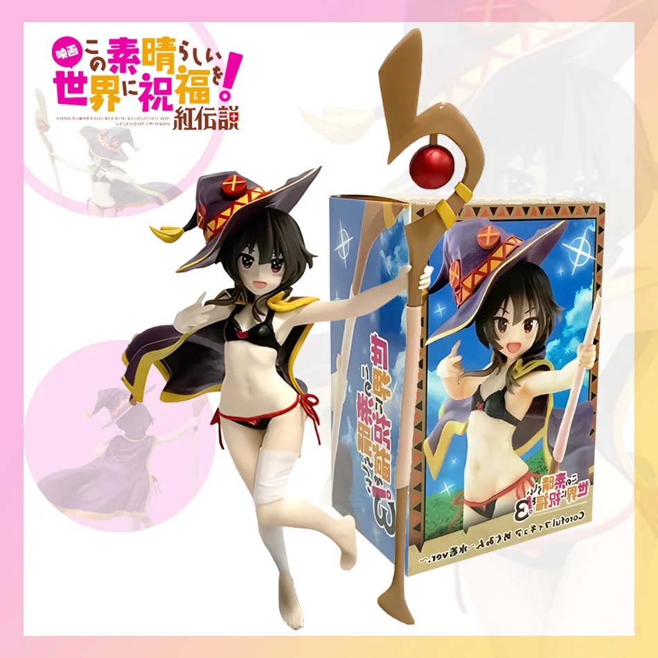 KonoSuba: La bênção de Dios em este maravilloso mundo! Megumin el gran mago traje de baño hermosa figura de niña modelo ador
